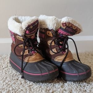 London Fog Girls Tottenham Warm Lined Snow Boots